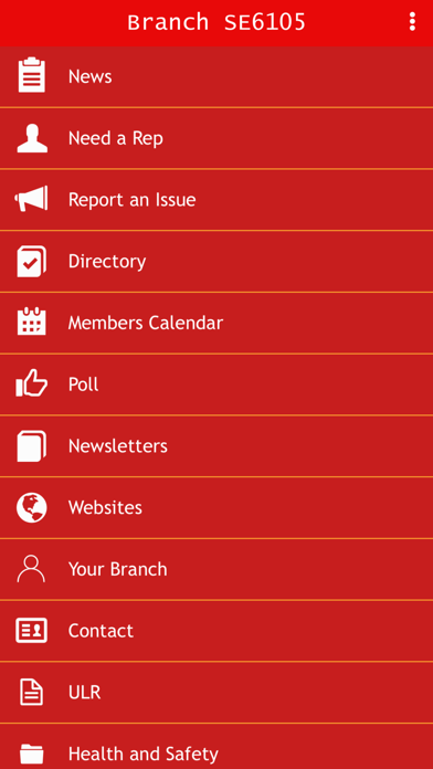Branch 6105 app screenshot