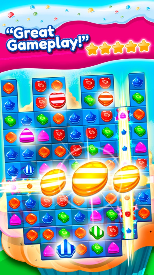 #1. Muffin Factory Match 3: Move and Connect Cakes (iOS) 由: One Up Games Studio