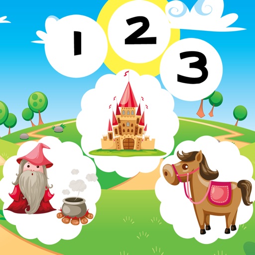 123 Counting Game For Kids!Learn Math with Fairytale Characters Free Interactive Education Challenge iOS App