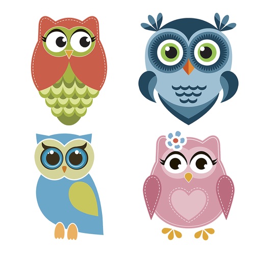 Owl Sticker Collection Icon