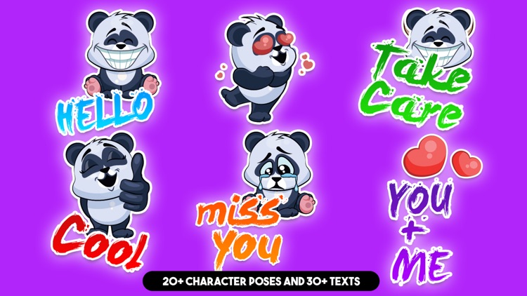 Cute Panda Sticker Pack!