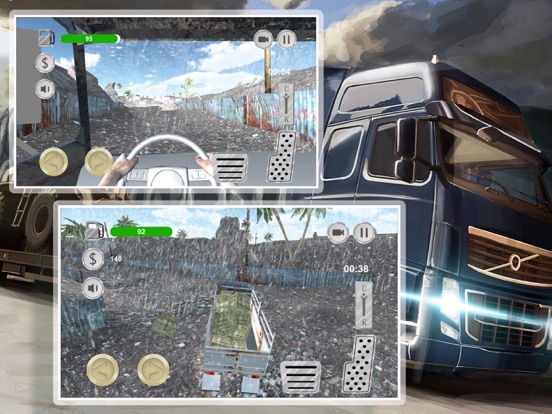 驾驶卡车-汽车司机开车游戏 app screenshot 2