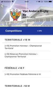 rugby france amateur iphone capturas de pantalla 3