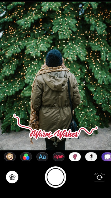 Christmas Lettering Stickers