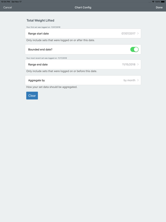 Riker iPad screenshot 6 - Health & Fitness app
