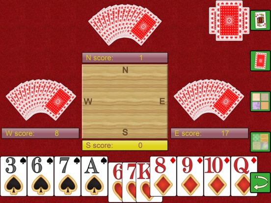 Hearts V+, classic card game iPad app afbeelding 3