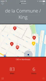 montreal bikes — a one-tap bixi bike app iphone screenshot 3