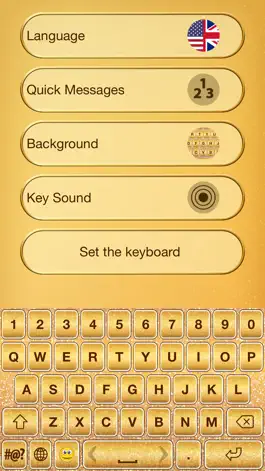 Game screenshot Gold Emoji Keyboard Themes hack