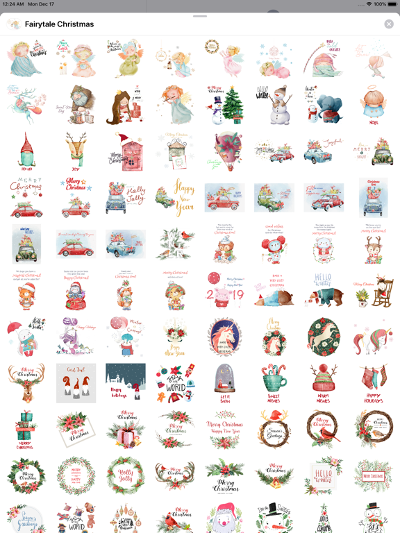 Screenshot #6 pour Fairytale Christmas Stickers