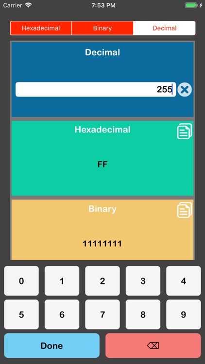 Hex to Decimal Converter screenshot-3