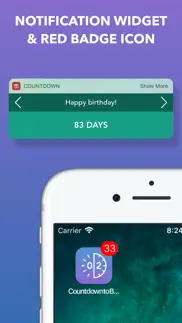 countdown to big events iphone screenshot 2