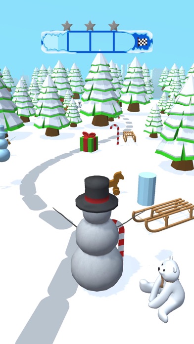 Snowman Slide screenshot 2