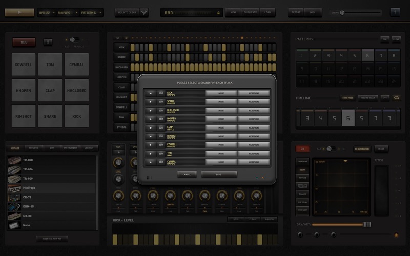 Screenshot #3 pour DM1 - The Drum Machine