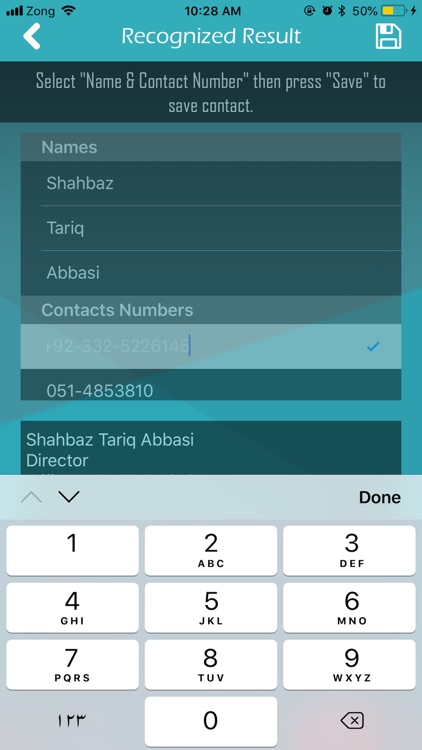 KEEP VCARD screenshot-3