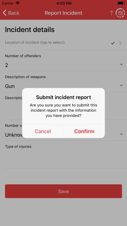 SOS2US Incident Reporting screenshot-4