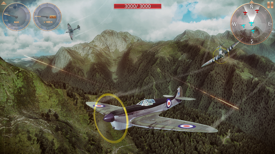 #4. Sky Gamblers - Storm Raiders 2 (iOS) 来自: Atypical Games