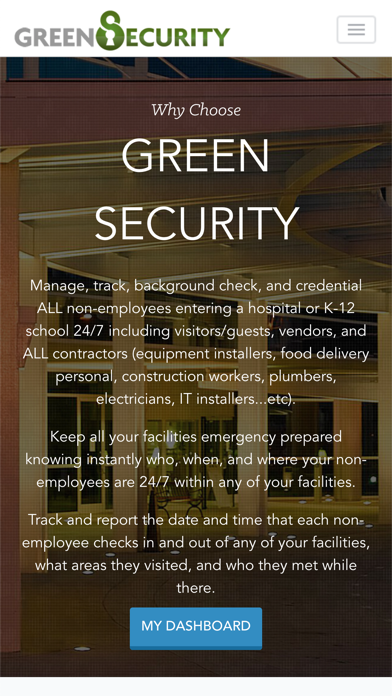 Green Security Screenshot