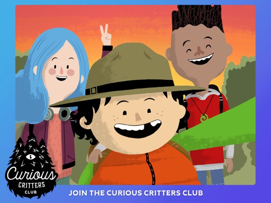 Curious Critters: Giant Eagle iPad screenshot 1 - Book app