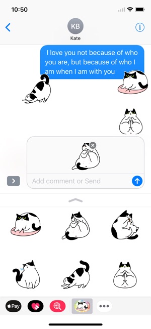 Fat Lazy Cat - Fx Sticker(圖3)-速報App