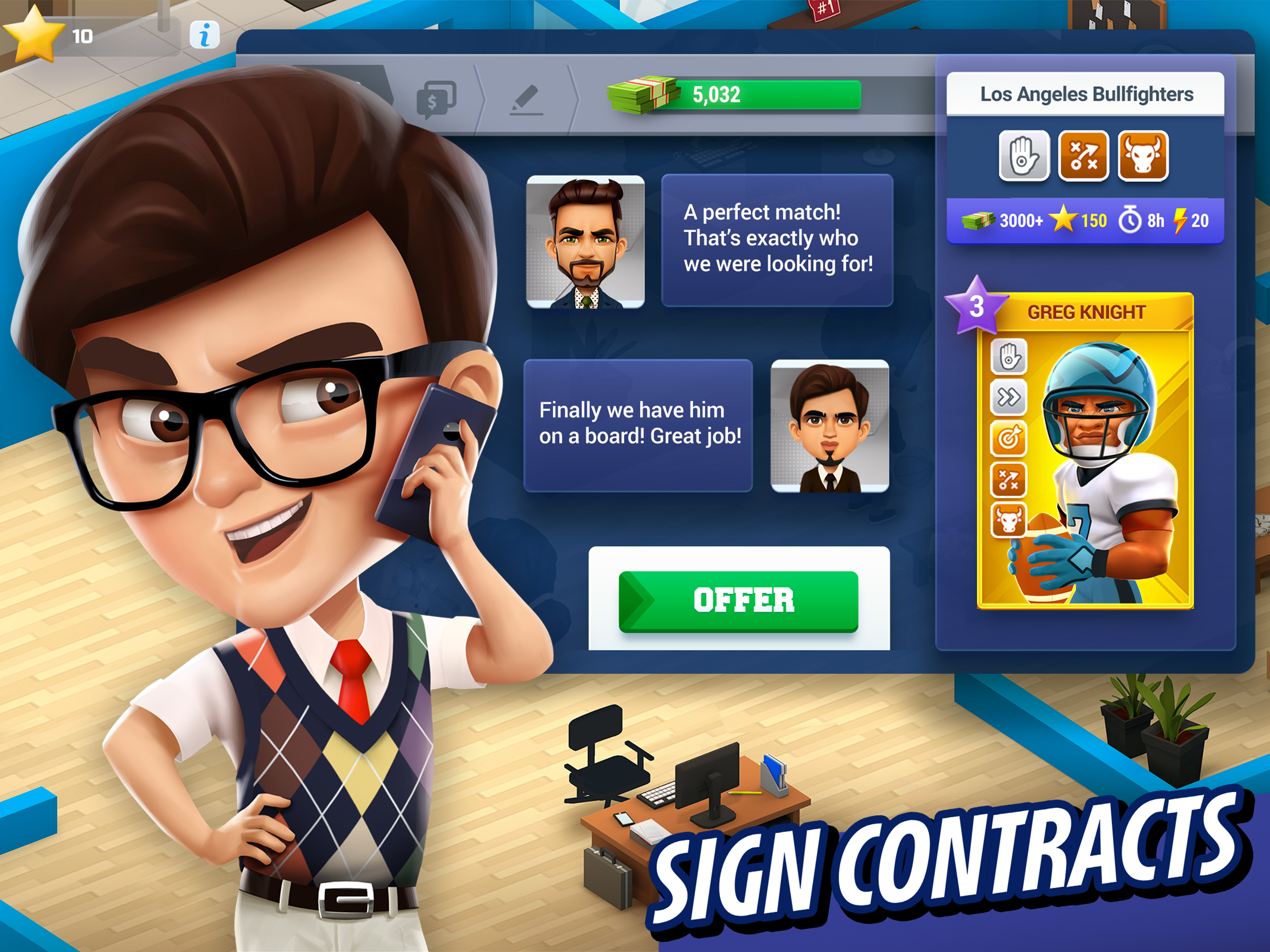 Manage the Stars: Sports Agent screenshot 8