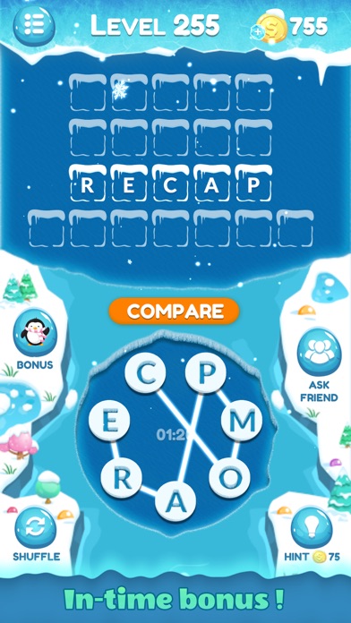 Frozen Words - Word Crossy screenshot 2