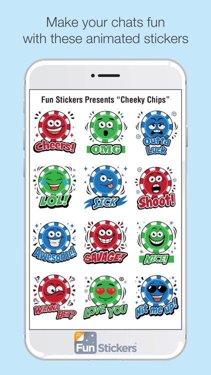Cheeky Chips iSticker