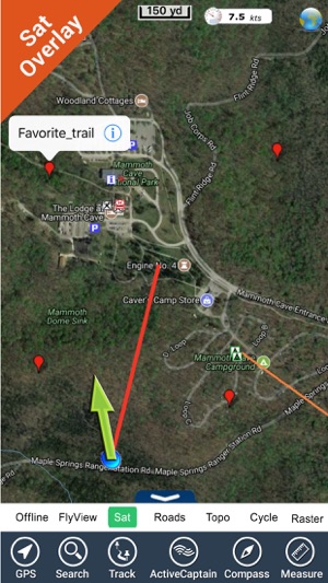 Mammoth Cave National park gps and outdoor map(圖1)-速報App