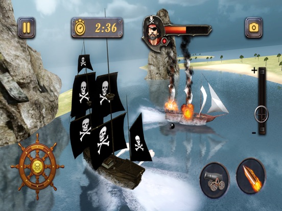 Pirate Ship Sea Battle 3D iPad screenshot