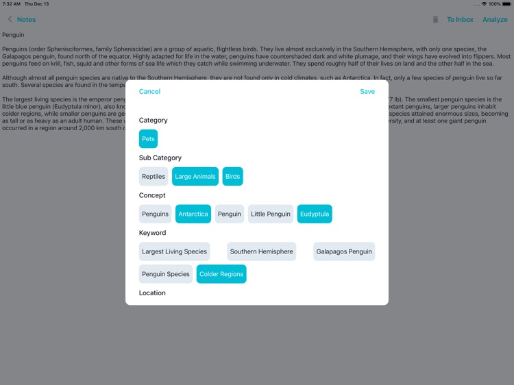 Cortex: notes organizer