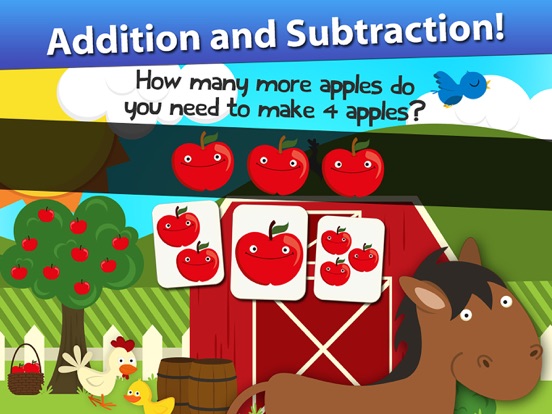 Screenshot #2 for Animal Math Preschool Math Games for Kids Math App