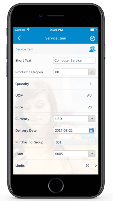 mShop -Mobile Purchase Requisition & Shopping Cart screenshot