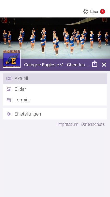 Cologne Eagles Cheerleader
