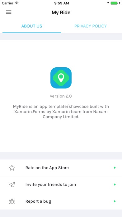 My Ride UIKit screenshot 2