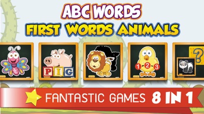 First Word Animal Fun Learning screenshot 1