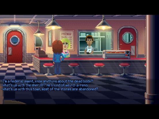 Thimbleweed Park iPad app afbeelding 2