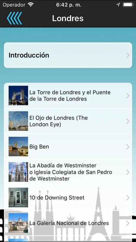 Audioguías de Ciudades