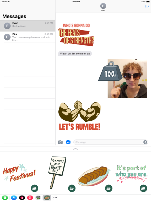 Screenshot #5 pour Seinfeld Festivus Stickers