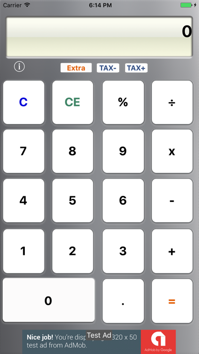 Screenshot #2 pour Extra-Plus Calculator  Lite