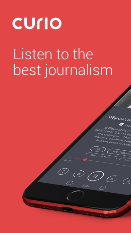 curio.io: top audio articles screenshot-0