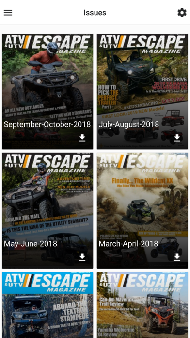 Screenshot #1 pour ATV&UTV ESCAPE Magazine