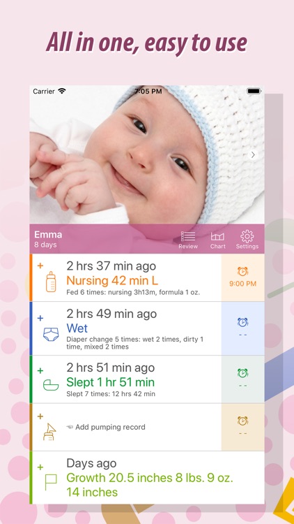 Baby Tracker - Newborn Log