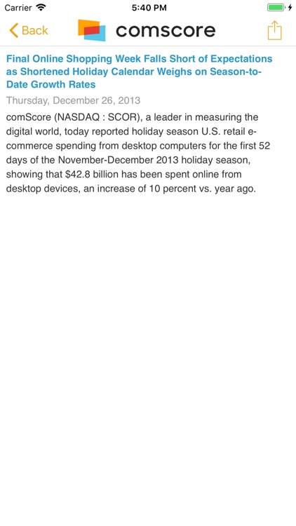 comScore News