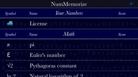 NumMemorize