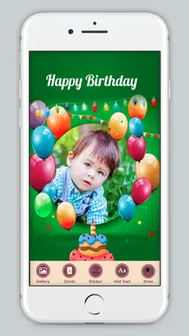 Game screenshot B'day Celebration Card Photo Frame hack