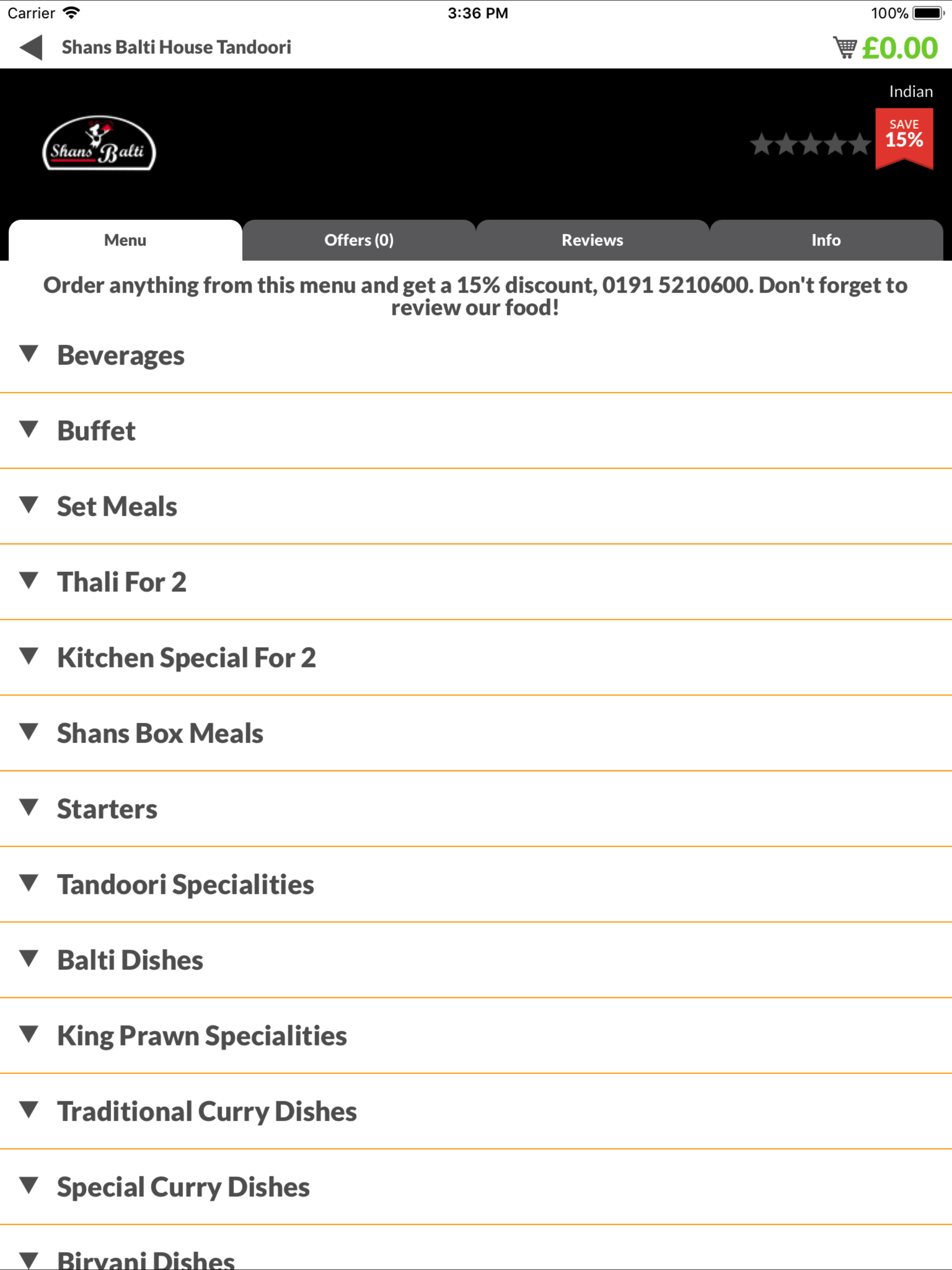Shans Balti House Tandoori screenshot 5