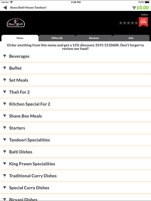 Screenshot #5 pour Shans Balti House Tandoori