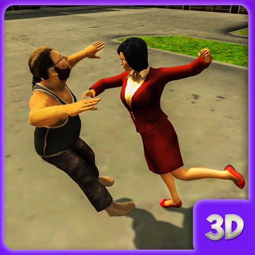 women gangster fight Icon