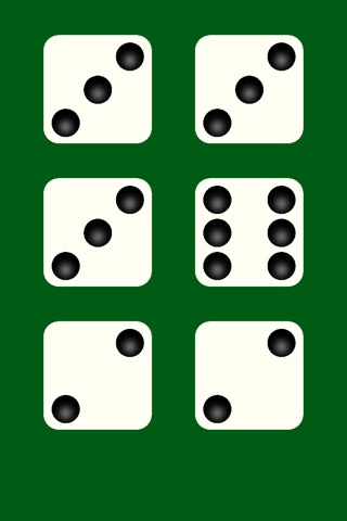 Dice White テーブルゲームに１個から６個のさいころのおすすめ画像1