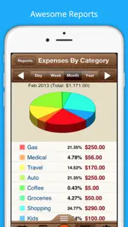 easy expenses tracker iphone screenshot 4