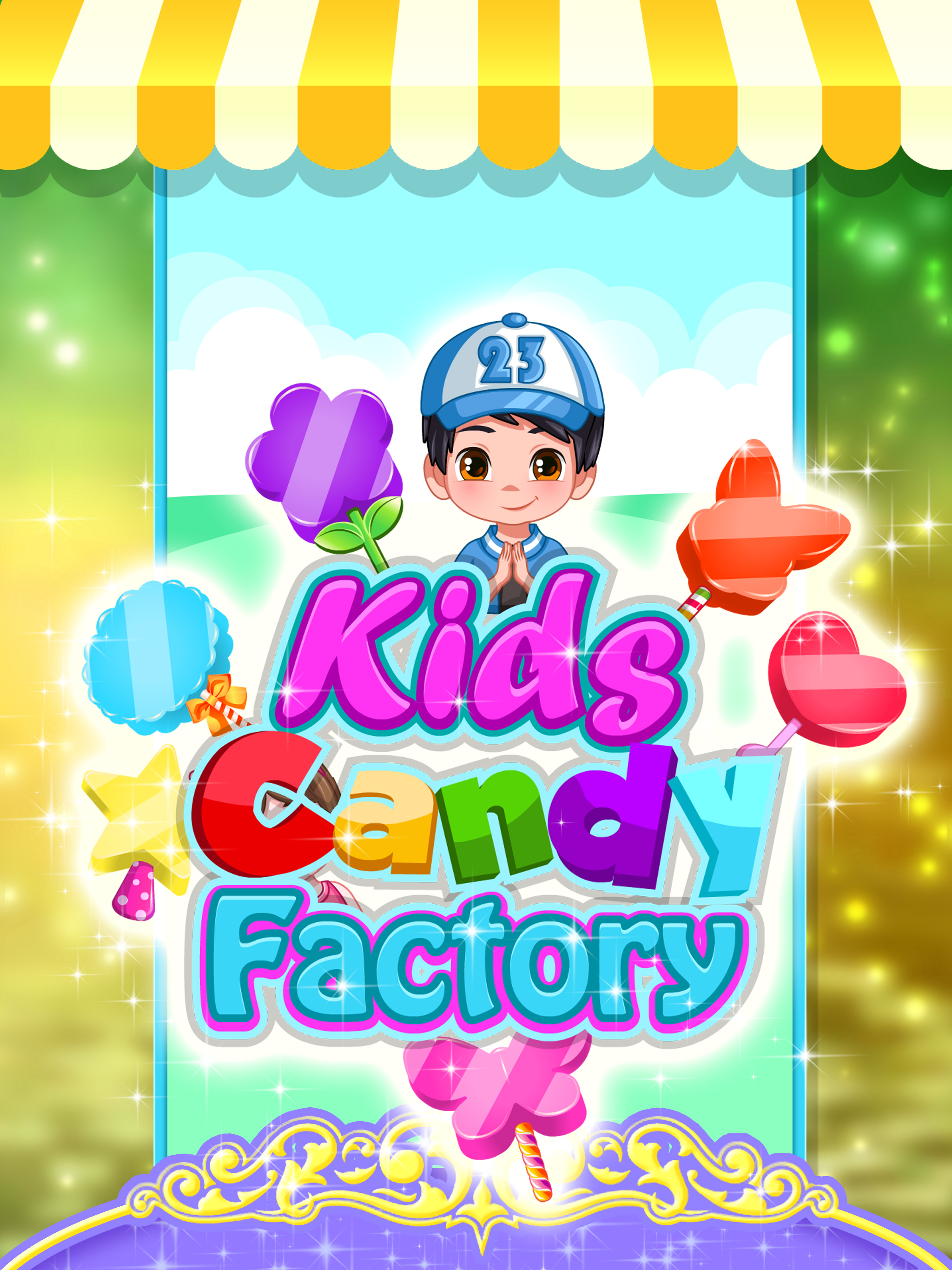 Kids Candy Factory - Cooking games
